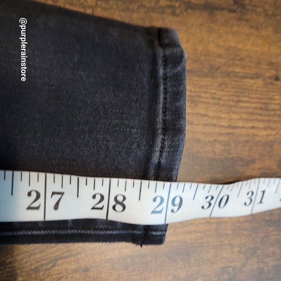 American Eagle Jeans 4 L Dream Jegging Hi Rise Stretch Tummy Control Black Wash - Picture 11 of 13